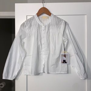 White Paisley Blouse Nation LTD button down